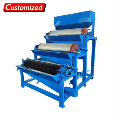 Un buen precio. OEM conveyor belt permanent magnet separator dry magnetic separator drawer-type magnetic separator industrial magnetic separator, suitable for waste recycling, old furniture and appliance recycling en línea