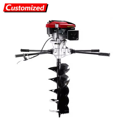 Un buen precio. Máquina perforadora de barrena OEM, máquina excavadora comercial, máquina excavadora de arena, máquina perforadora de tierra de barrena de diferentes tamaños, máquina perforadora de agujeros para árboles, adecuada para la perforación de tierras y la excavación de agujeros para árboles en línea