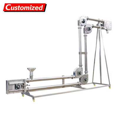 Un buen precio. Fully Enclosed Pipeline Chain Conveyor Achieves Dust-Free Powder Transport Industrial-Grade Powder Zero-Leakage Environmental Equipment Supports OEM en línea