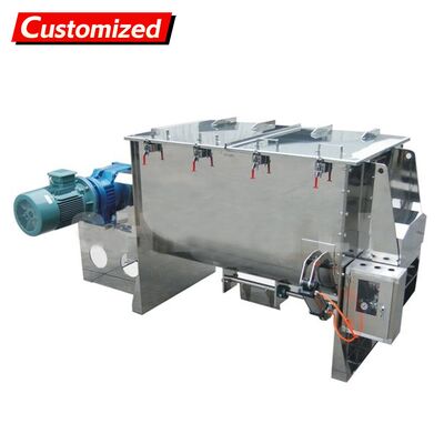 Un buen precio. Mezcladora de cinta de acero inoxidable personalizada Mezcladora espiral Mezcladora de alta eficiencia de mezcla para polvos, gránulos, materiales viscosos y pastas Adecuado para las industrias química, farmacéutica, alimentaria, de piensos y plásticos en línea