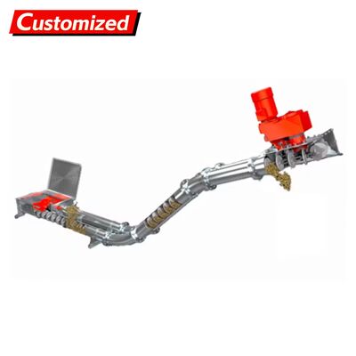 Un buen precio. Sistema de transporte de tornillo de acero inoxidable de grado sanitario personalizado Transportador de tornillo 304/316 Elevador de tornillo (Especializado para materiales en polvo y granulares) Servicios OEM/ODM en línea