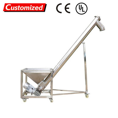 Un buen precio. Transportador de tornillo de acero inoxidable personalizado de calidad alimentaria Material resistente a la corrosión transportador de tornillo flexible para semillas y granos especializado en industrias alimentarias y químicas en línea