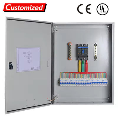Un buen precio. Panel de distribución de doble puerta personalizable con protección IP54 y acero galvanizado por sumersión en caliente para uso interior y exterior en línea