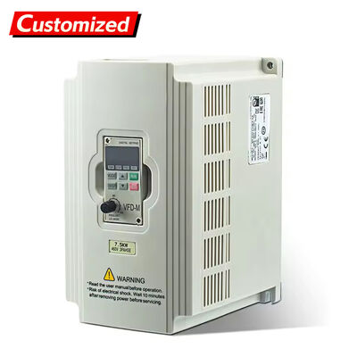 Un buen precio. Control vectorial sin sensores personalizado AC Drive Inverter VFD 220V/380V 5.5KW para la automatización industrial en línea