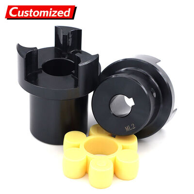 Un buen precio. OEM Diseño de cinco puntos personalizado Acero Rectangular Flexible Acoplamiento del eje de la línea con estructura cónica de la llave y torque nominal de 2000n-m en línea