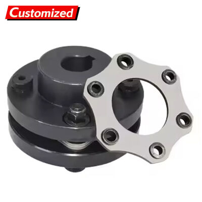 Un buen precio. Acoplamiento flexible personalizado con par nominal de 2000n-m y velocidad máxima de 5000 RPM para aplicaciones de rigidez torsional en línea