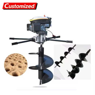 Un buen precio. Máquina Portátil de Perforación sin Zanja con Motor de 2 Tiempos Refrigerado por Aire para Perforación Versátil de Tierra y Hielo en línea
