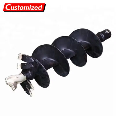 Un buen precio. Barrena de tierra de alta resistencia a la tracción y resistente a la corrosión con diseño flexible para perforación montada en tractor en suelo duro y congelado en línea