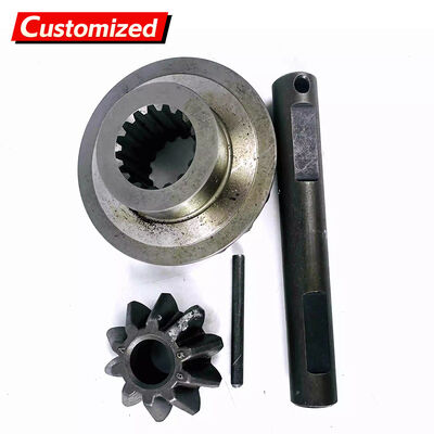 Un buen precio. Eje estriado cementado forjado personalizado 20CrMnTi y kit diferencial con dureza 60-70 HRC en línea