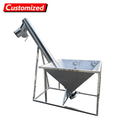 Un buen precio. Transportador de tornillo resistente al calor de acero inoxidable y alimentador de auge con ascensor vertical personalizado en línea