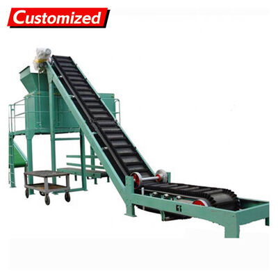 Un buen precio. Transportador de cinta de pared lateral de alto ángulo personalizado para el manejo de materiales de alta eficiencia en acero inoxidable en línea