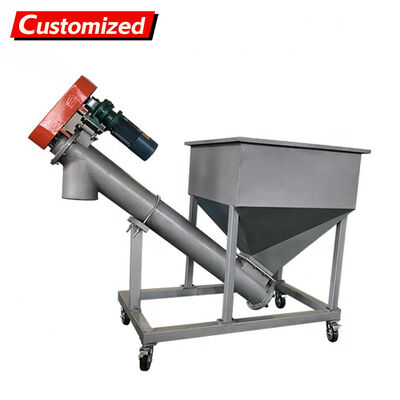 Un buen precio. Transportador y alimentador de tornillo de alta precisión de acero inoxidable personalizado para materiales granulares y en polvo en línea
