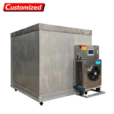 Un buen precio. Secadora comercial personalizada con bomba de calor: equipo de secado de frutas controlado por PLC que ahorra energía y dimensiones personalizables en línea